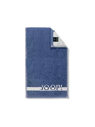 JOOP | Asciugamano per ospiti SPLIT DOUBLEFACE 30x50cm Pino | dunkelblau